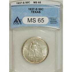 1937-S 50C Texas MS65 ANACS