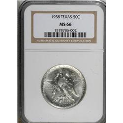 1938 50C Texas MS66 NGC