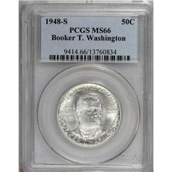 1948-S 50C Booker T. Washington MS66 PCGS