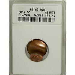 LINCOLN 1C Red MS62 ANACS