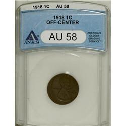 1918 1C AU58 ANACS