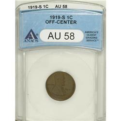 1919-S 1C AU58 ANACS