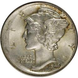 1945 10C MS64 NGC