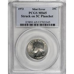 1973 25C MS65 PCGS