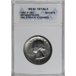 1981-P 25C MS60 ANACS