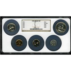 1955 1C Red PR67 NGC