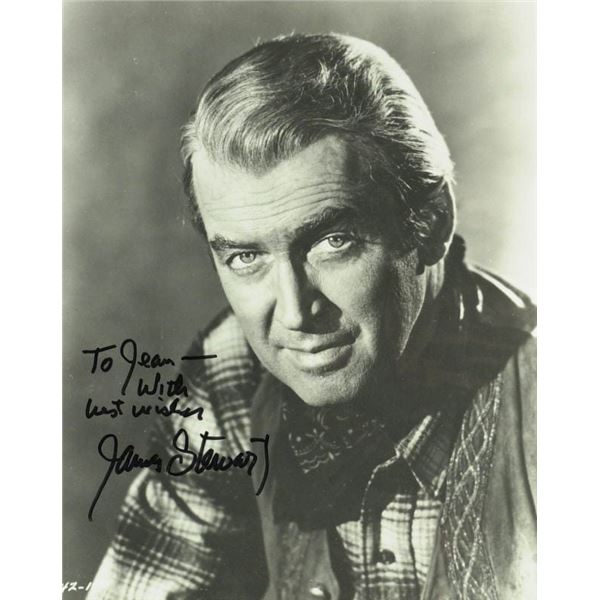 JIMMY STEWART SIGNED PHOTO.