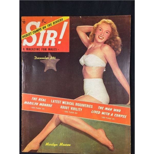 $ir Magazine December 1952 Marilyn Monroe