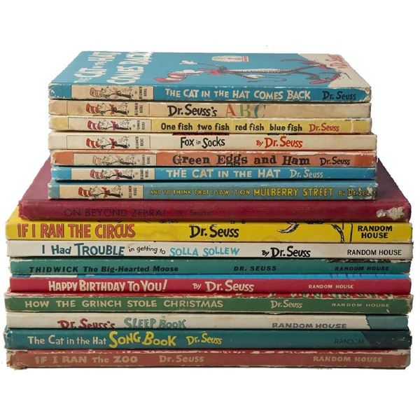 DR SEUSS FIRST EDITION BOOKS.