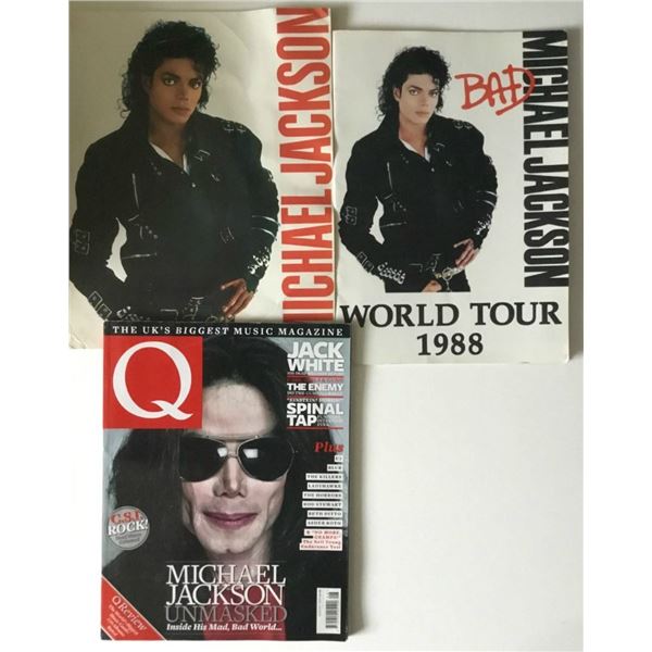 MICHAEL JACKSON 1988 TOUR PROGRAM, THIS IS IT LAST IMAGE AND MORE.