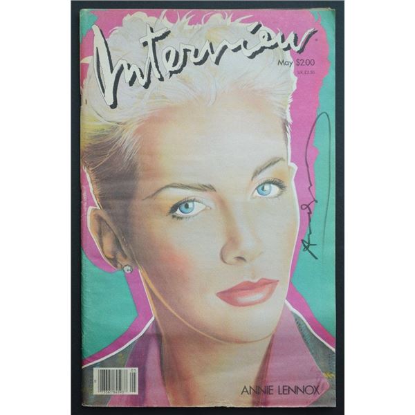 ANDY WARHOL INTERVIEW MAGAZINE ANNIE LENOX