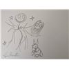 Image 1 : TIM BURTON SIGNED DRAWING.