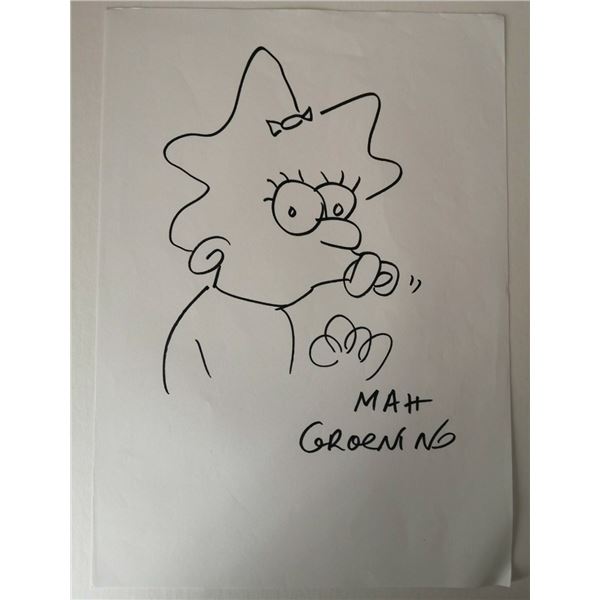 MATT GROENING: MAGGIE SIMPSON.