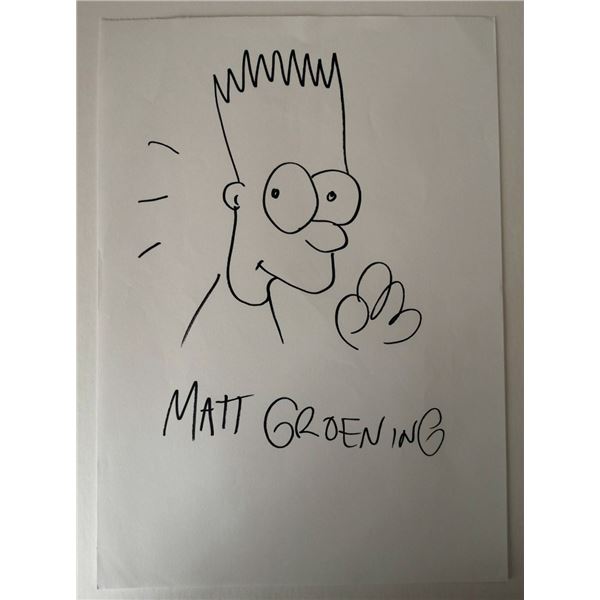 MATT GROENING: BART SIMPSON.