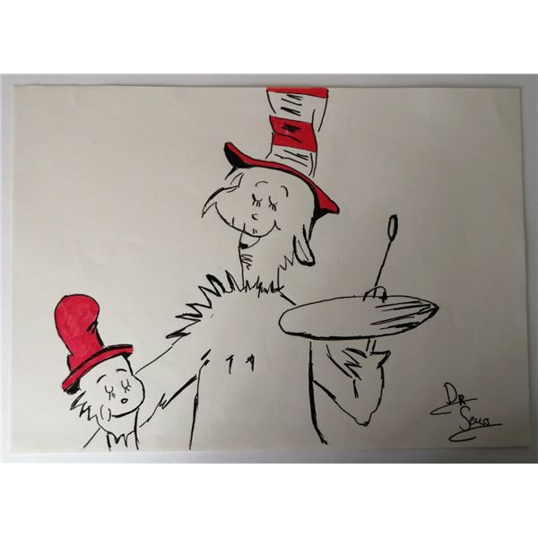 DR SEUSS DRAWING.