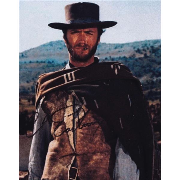 Clint Eastwood signed photograph.