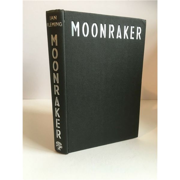 MOONRAKER by Ian Fleming. First/first, Jonathan Cape, London, 1955.