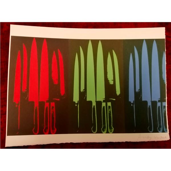 Andy Warhol - Knifes (1982).