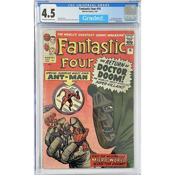 Marvel comics - Fantastic Four Vol 1. #16. Graded.