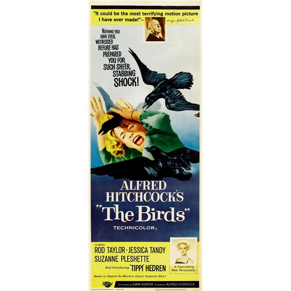 The Birds Movie insert. (Universal).