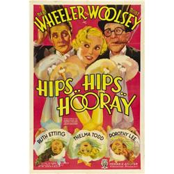 Hips, Hips, Hooray (RKO, 1934). One Sheet (27  X
