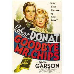 Goodbye, Mr. Chips (MGM, 1939). One Sheet (27" X