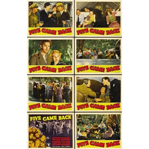 Five Came Back (RKO, 1939). Lobby Card Set of 8