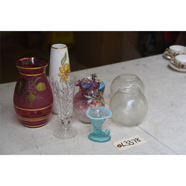 Box Lot Vases
