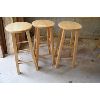 Image 2 : 3 29" Wooden Stools