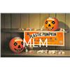 Image 1 : Halloween Plastic Pumpkin Dum Dum Lollipop Candy Advertising Chrome Postcard