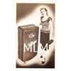 Image 1 : Cigarette Vending Machine with Lady Advertising Photo Postcard
