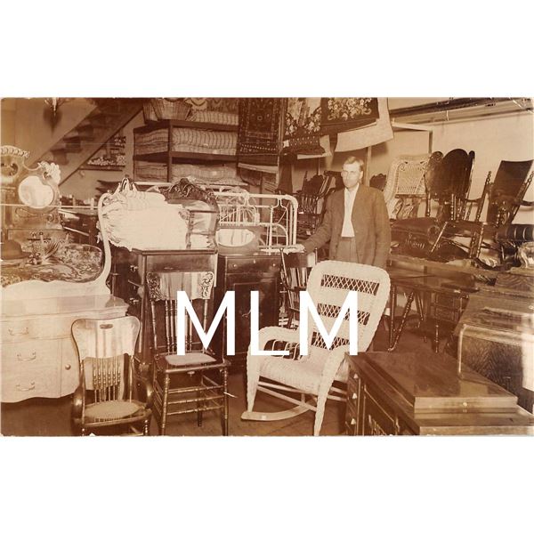 Interior Furniture Store Photo Postcard