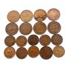 Image 1 : AUSTRALIA 1860-1950 A Lot of 18 Pieces of Copper Penny, Half Penny and Token