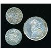 Image 1 : AUSTRIAN STATES 1629-1802 A 3 Piece Lot of Silver Coin VF-EF