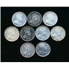 Image 2 : CANADA 1903-1907 A Lot of 9 Edward VII 5 Cent Silver Coins Fine-Extra Fine