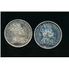 Image 2 : CANADA 1908 A Pair of Edward VII 5 cent Varieties in Very Fine