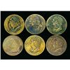 Image 2 : TOKENS A Lot of 6 LC-60 Br-1012 Fine-Very Fine