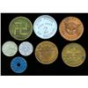 Image 1 : TOKENS A Lot of 8 Quebec Pieces Fine-Extra Fine