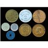 Image 2 : TOKENS A Lot of 8 Quebec Pieces Fine-Extra Fine