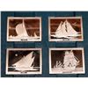 Image 2 : FRANKLIN MINT Famous Sailing Ships 50 Medal Set