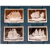 Image 3 : FRANKLIN MINT Famous Sailing Ships 50 Medal Set