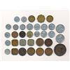 Image 2 : CEYLON 1870-1951 A Large Starter Set of 34 Pieces 1/2 cent to 50 Cents VG-Unc.