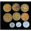 Image 2 : CHINA Empire & Republic A 9 Piece Lot of Mixed Denominations