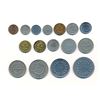 Image 2 : COSTA RICA 1905-1955 A 16 Coin Starter Set of Mixed Denominatiions F-UNC