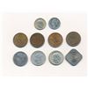Image 2 : CURACAO & ANTILLES 1900-1959 A Group of 10 pieces from Cent to 1/4 Gulden.