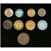 Image 1 : CYPRUS 1879-1955 A Mixed Lot of 9 Pieces Fine-Unc