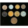 Image 2 : CYPRUS 1879-1955 A Mixed Lot of 9 Pieces Fine-Unc