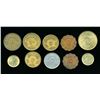 Image 1 : EGYPT 1938-1958 A 10 Piece Group of Mixed Denominatiions Fine-UNC