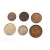Image 2 : ESTONIA 1924-1935 A 6 Piece Type Set of Denominations Very Fine-Uncirculated