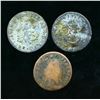 Image 2 : FRANCE 1697-1751 LIARDS AND 2 SOLS 3 Pieces